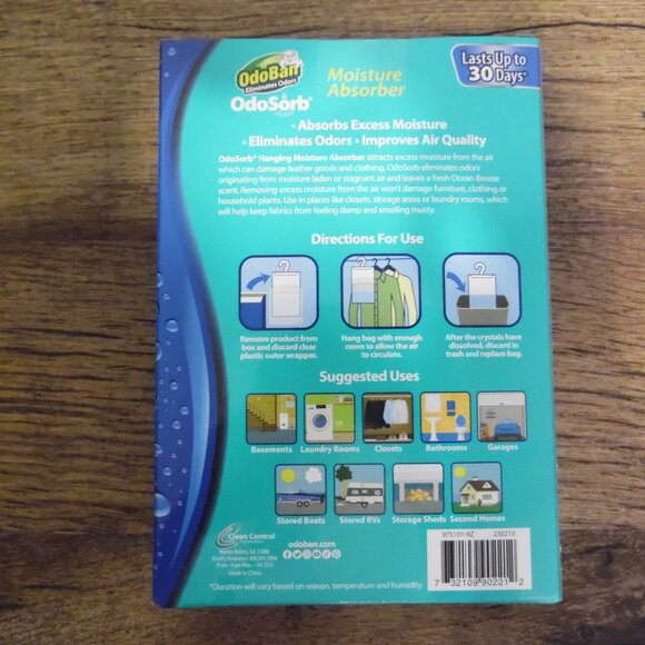 OdoSorb by Odoban Moisture Absorber Ocean Breeze scent - Picture 2 of 4
